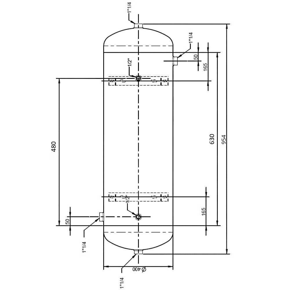 Saunauunin boileri 100L ø 400 Cordivari Saunauunin boileri 100L ø 400 Cordivari