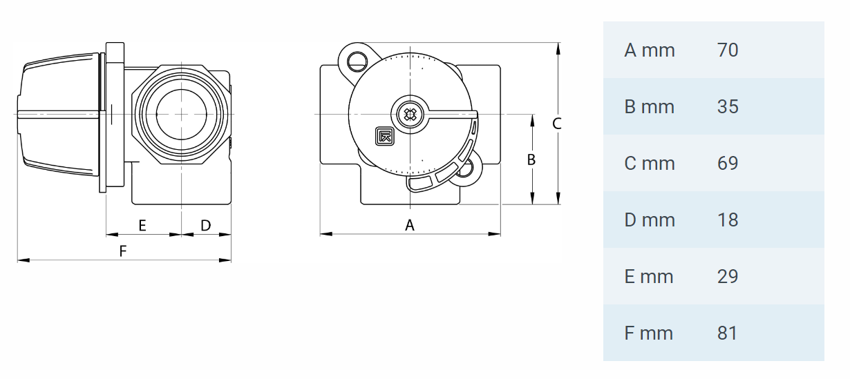 3-way mixing valve 3/4" sk (DN20 KVS 4) LK Armatur 3-way mixing valve 3/4" sk (DN20 KVS 4) LK Armatur Kütteseadmed Sanitaartehnika Soojuspumbad Puidukatlad Korstnad Radiaatorid Boilerid Torud Tarvikud
