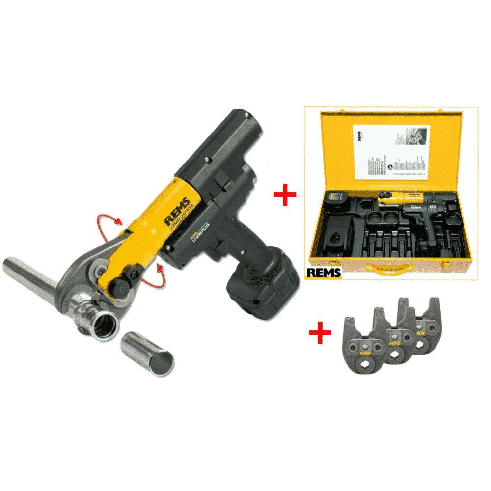 Pipe Press Mini-Press 22V ACC + jaws REMS Pipe Press Mini-Press 22V ACC + jaws REMS