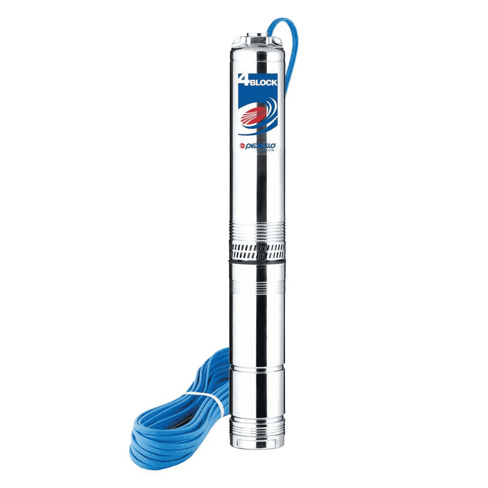 Submersible Borehole Pump 4BLOCKm 4/9 4'' 1HP 0.75kW (6m3/71m) PEDROLLO Submersible Borehole Pump 4BLOCKm 4/9 4'' 1HP 0.75kW (6m3/71m) PEDROLLO