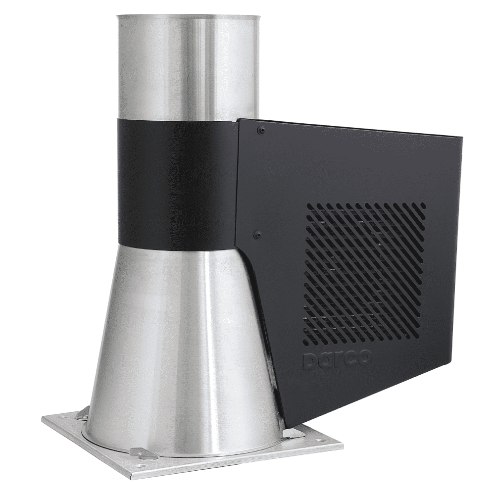 Chimney draft fan GCK-V 150mm base for stone chimney (new) Darco Chimney draft fan GCK-V 150mm base for stone chimney (new) Darco