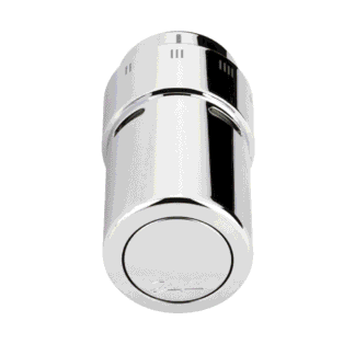 RAX chrome radiator thermostat (click) Danfoss