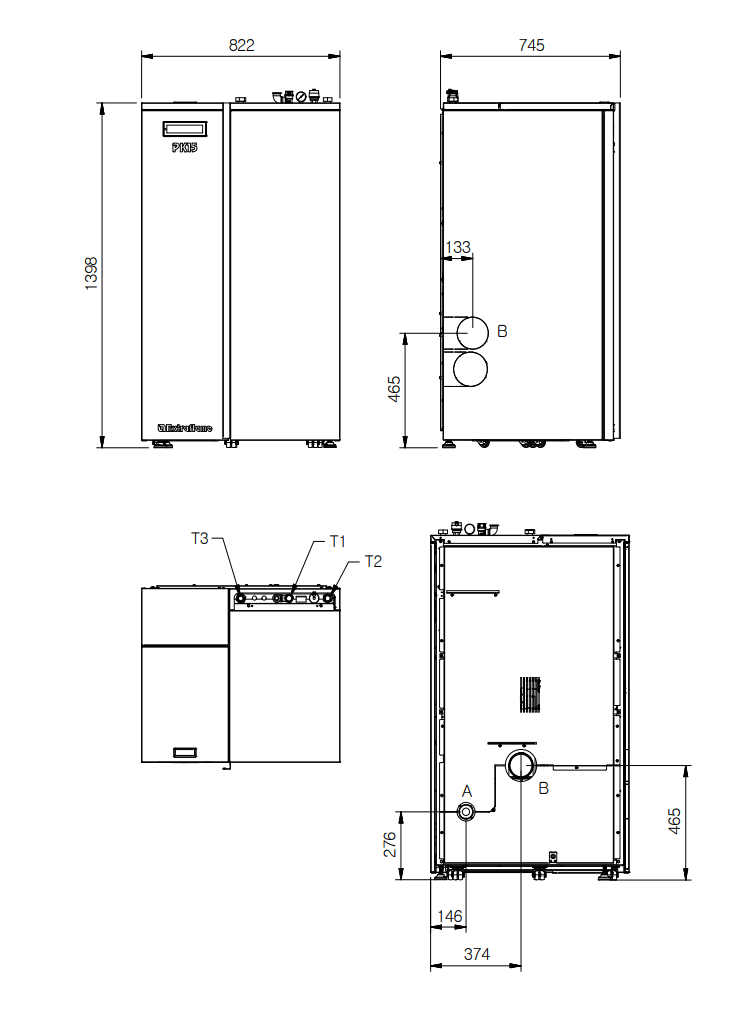 Pellet Boiler PK15 Extraflame Pellet Boiler PK15 Extraflame - Image 2