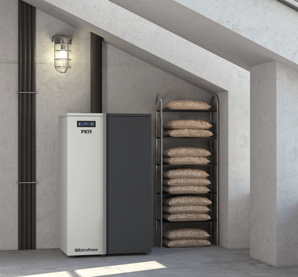 Pellet Boiler PK20 Extraflame Pellet Boiler PK20 Extraflame Kütteseadmed Sanitaartehnika Soojuspumbad Puidukatlad Korstnad Radiaatorid Boilerid Torud Tarvikud
