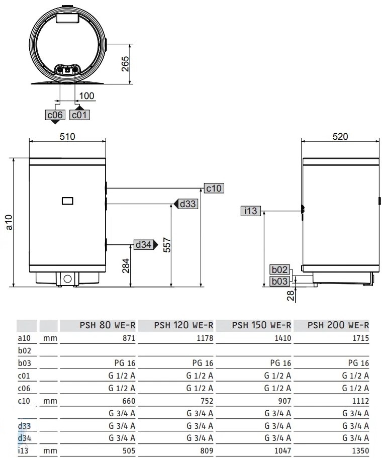 Dual-system boiler Stiebel Eltron PSH 200 vertical left/right Dual-system boiler Stiebel Eltron PSH 200 vertical left/right Kütteseadmed Sanitaartehnika Soojuspumbad Puidukatlad Korstnad Radiaatorid Boilerid Torud Tarvikud
