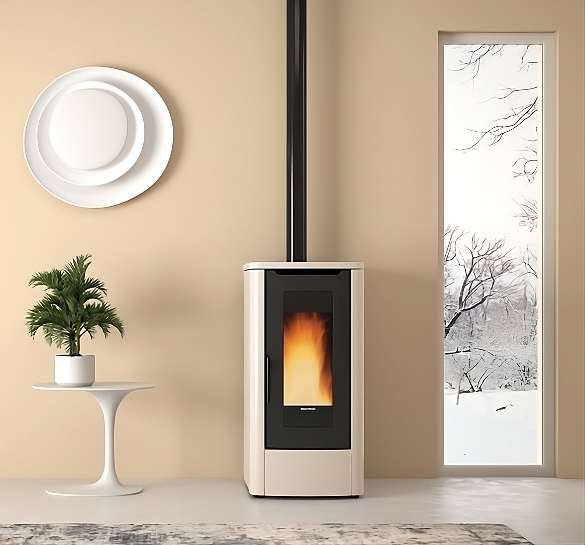 Pelletikamin Extraflame TEOREMA PLUS 5.0 3,5–12 kW Pelletikamin Extraflame TEOREMA PLUS 5.0 3,5–12 kW Kütteseadmed Sanitaartehnika Soojuspumbad Puidukatlad Korstnad Radiaatorid Boilerid Torud Tarvikud