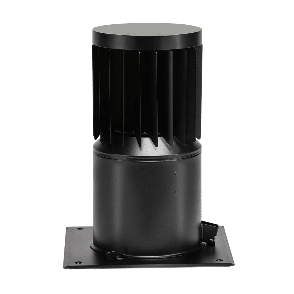 Self-rotating draft fan Turbowent TULIPAN PK 200 with black base Self-rotating draft fan Turbowent TULIPAN PK 200 with black base