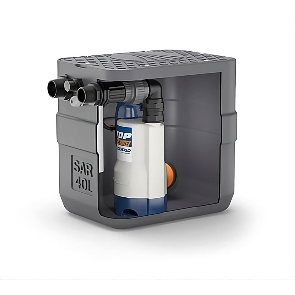 Sewage Pump with Collection Tank SAR 40 TOP2-Vortex Pedrollo Sewage Pump with Collection Tank SAR 40 TOP2-Vortex Pedrollo