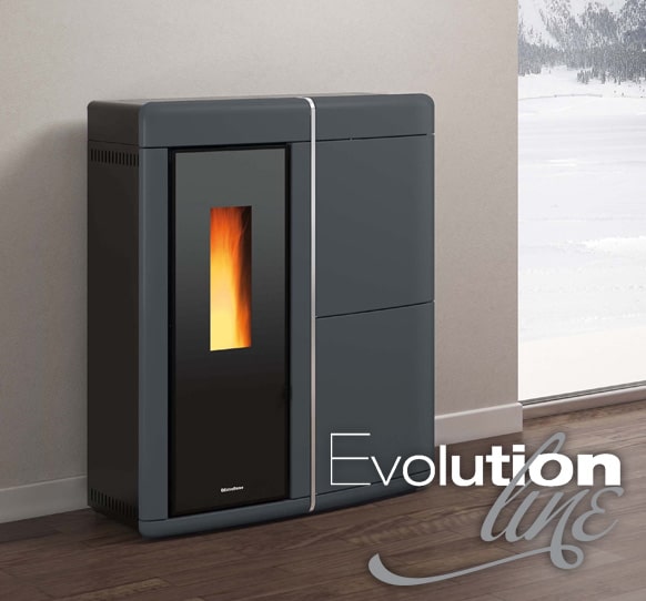 Central Heating Pellet Stove Extraflame EVELYNE IDRO EVO 5.3-18 kW Central Heating Pellet Stove Extraflame EVELYNE IDRO EVO 5.3-18 kW Kütteseadmed Sanitaartehnika Soojuspumbad Puidukatlad Korstnad Radiaatorid Boilerid Torud Tarvikud