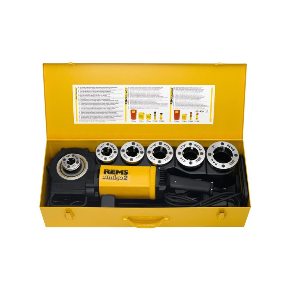 Amigo 2 Set R1/2-2" REMS Threading Machine Amigo 2 Set R1/2-2" REMS Threading Machine