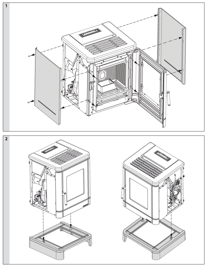Support legs Style Extraflame for Peggy pellet stove Kütteseadmed Sanitaartehnika Soojuspumbad Puidukatlad Korstnad Radiaatorid Boilerid Torud Tarvikud