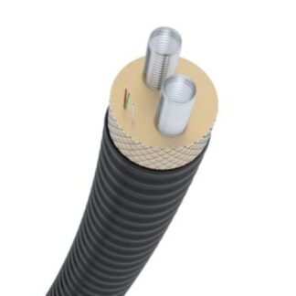Pre-insulated corrugated stainless steel pipe CASAFLEX DUO