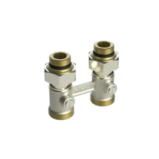 Patterin sulkuventtiili H-liitin 1/2'' 2-suora RLV-KB Danfoss