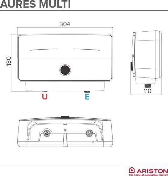 Electric Instant Water Heater AURES M5 Ariston Electric Instant Water Heater AURES M5 Ariston - Image 2