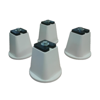 Heat pump feet with gasket (4 pcs) Rodigas