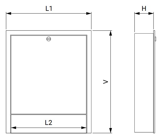 Collector Cabinet 615x580x120 Slovarm Kütteseadmed Sanitaartehnika Soojuspumbad Puidukatlad Korstnad Radiaatorid Boilerid Torud Tarvikud