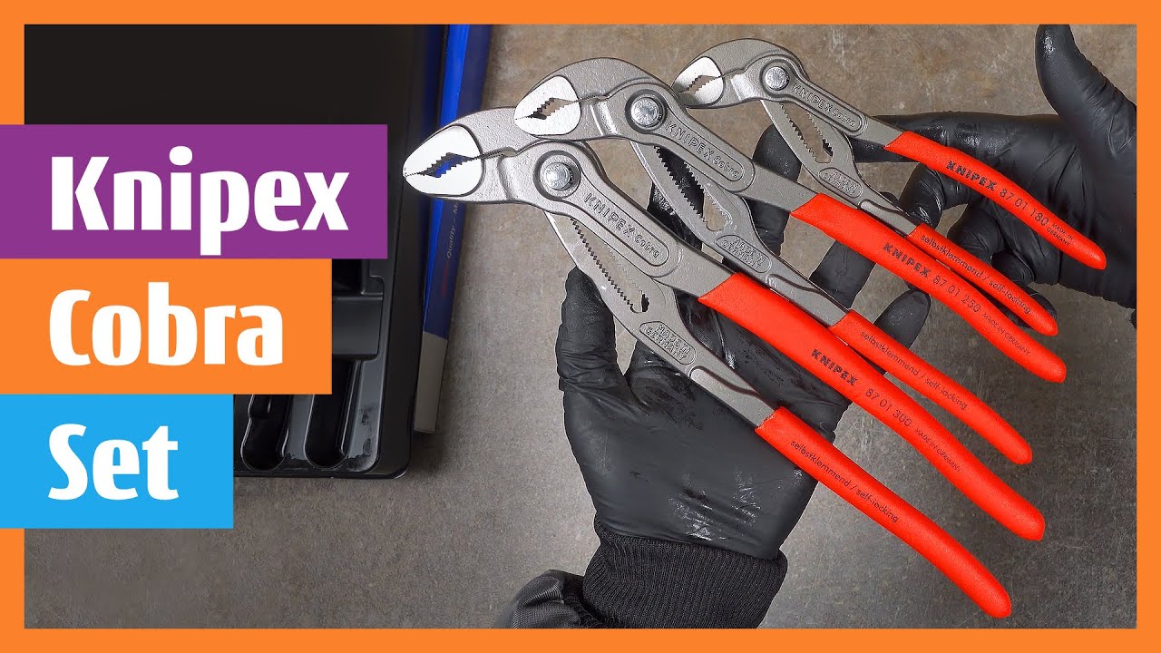 Pipe Wrenches 400-560mm Knipex Cobra® XL/XXL Kütteseadmed Sanitaartehnika Soojuspumbad Puidukatlad Korstnad Radiaatorid Boilerid Torud Tarvikud
