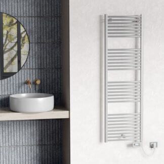 Sähköinen pyyhekuivain LISA 22 500x700 Silver Look Cordivari (hopea)