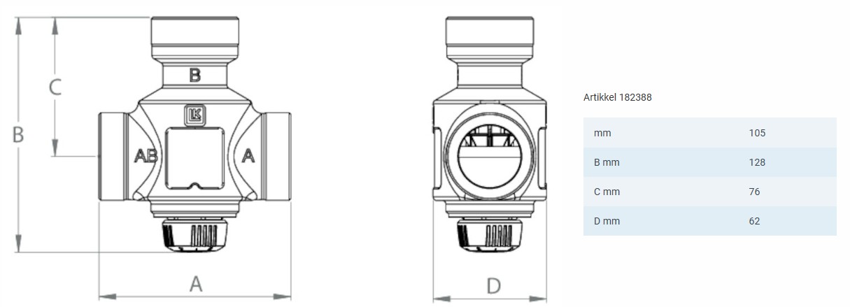 Katla termosegisti 1 1/2" sk 55-70 °C (DN40 KVS 9) LK Armatur Katla termosegisti 1 1/2" sk 55-70 °C (DN40 KVS 9) LK Armatur Kütteseadmed Sanitaartehnika Soojuspumbad Puidukatlad Korstnad Radiaatorid Boilerid Torud Tarvikud