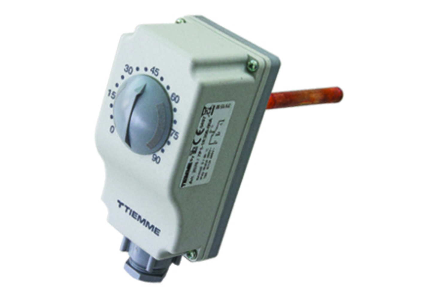 Контактный термостат 1/2" 0-90°C Tiemme Контактный термостат 1/2" 0-90°C Tiemme