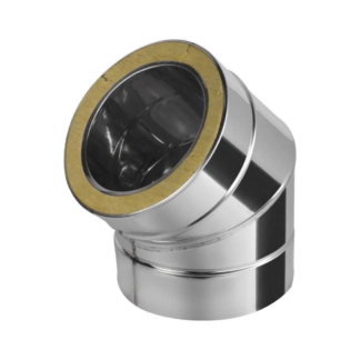 Insulated modular chimney elbow 45° Darco