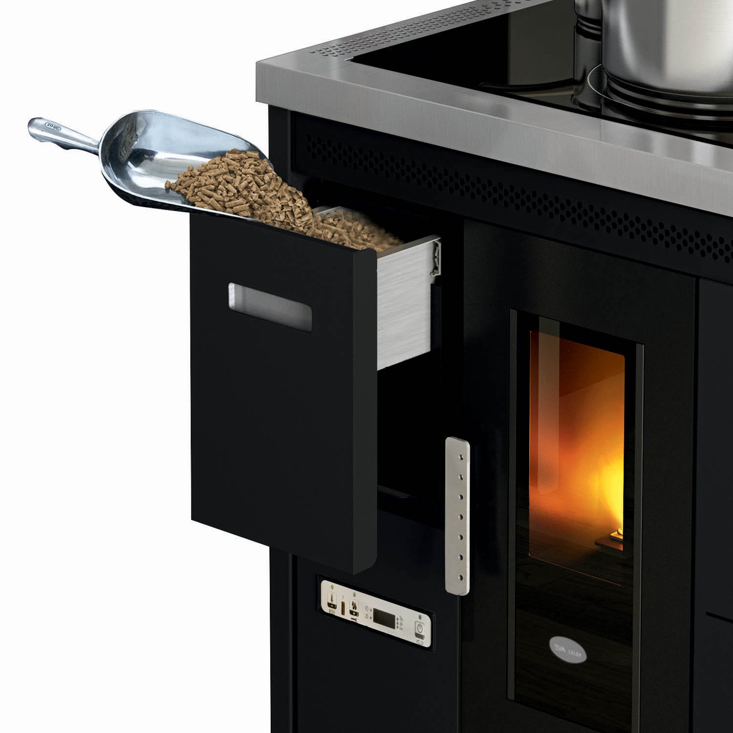 Pelletipliit Nina 2,5-7,2 kW Eva Calor Pelletipliit Nina 2,5-7,2 kW Eva Calor - Pilt 4
