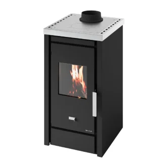 Puuküttega kamin-pliit Sandra 6 kW Eva Calor
